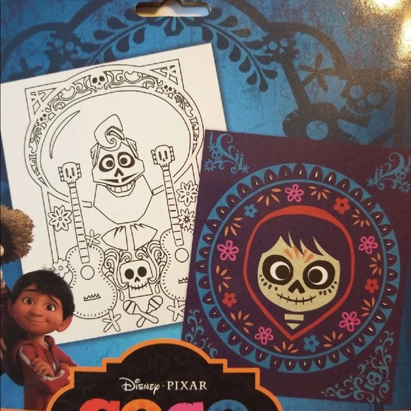 Disney Accessories Disney Coco Coloring Posters Paint Set Poshmark
